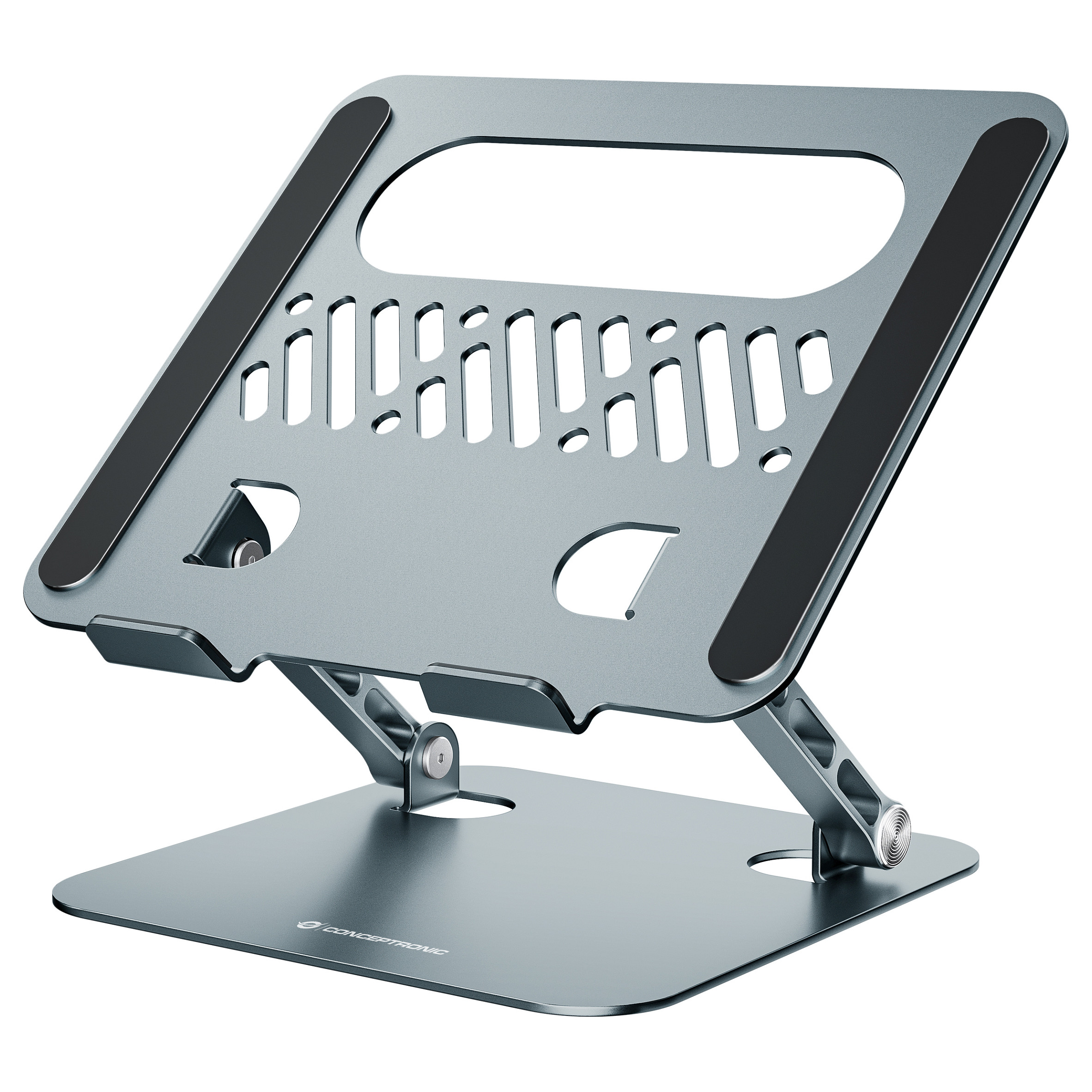 CONCEPTRONIC Laptop Halterung Faltbar/hÃ¶henverst./17" grau-0