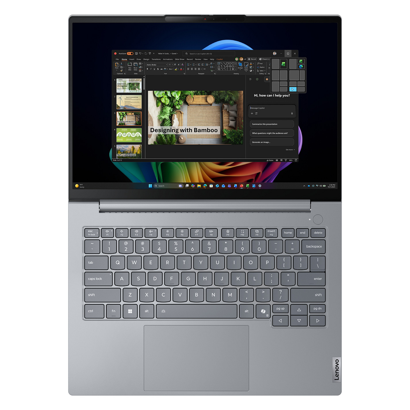 Laptop LENOVO ThinkBook 14 G9 IPL (14", IPS, WUXGA, Intel Core Ultra 7 355, 32GB RAM, 512GB SSD, Intel Graphics, Windows 11 Pro, DE tipkovnica, Arctic Grey)-5