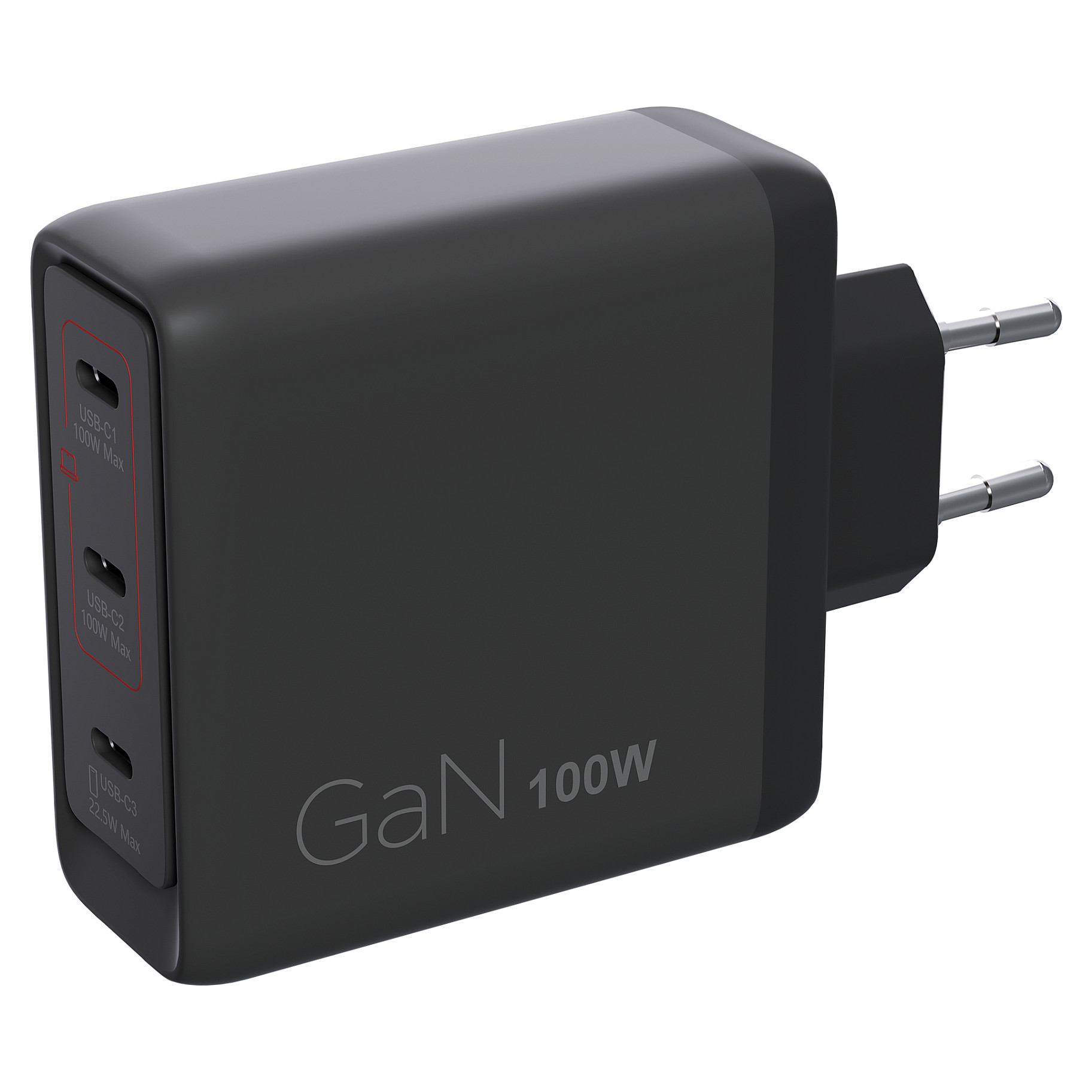N Lenovo Multi-Port USB-C 100W GaN-LadegerÃ¤t/ Netzteil Schwarz inkl. USB-C Kabel (1,8m)-5