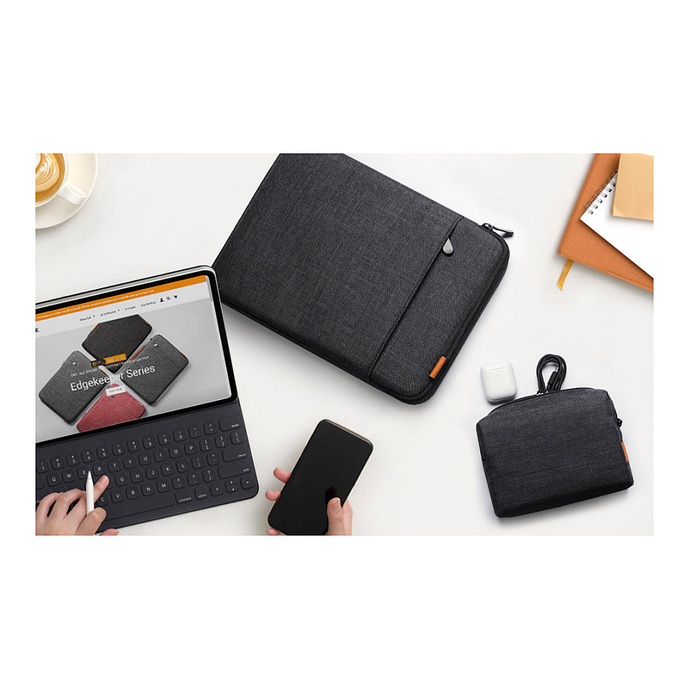 Torba za prijenosnik INATECK LB01006 (16", s torbicom za pribor), tamno siva boja-1