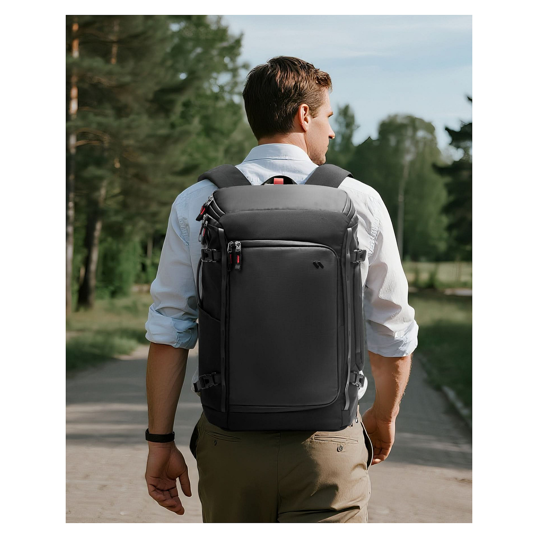 Ruksak za prijenosno računalo INATECK BPX31 40L, crna boja-5