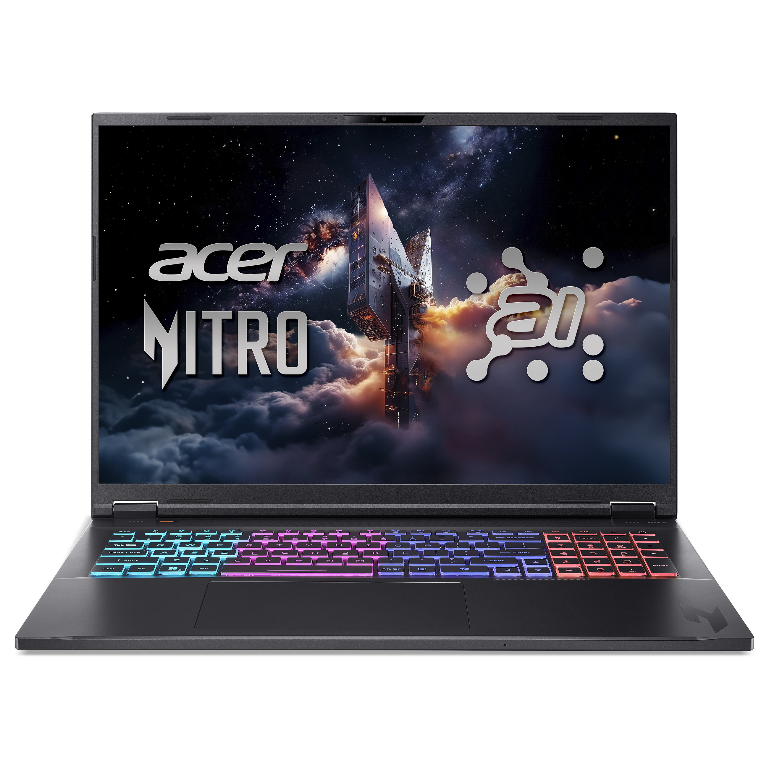 Laptop ACER Nitro 18 AI AN18-61 (18", WQXGA, AMD Ryzen AI 7 350, 16GB, 1TB SSD, NVIDIA GeForce RTX 5050, Windows 11 Home, Non-HR tipkovnica, Crna)-0