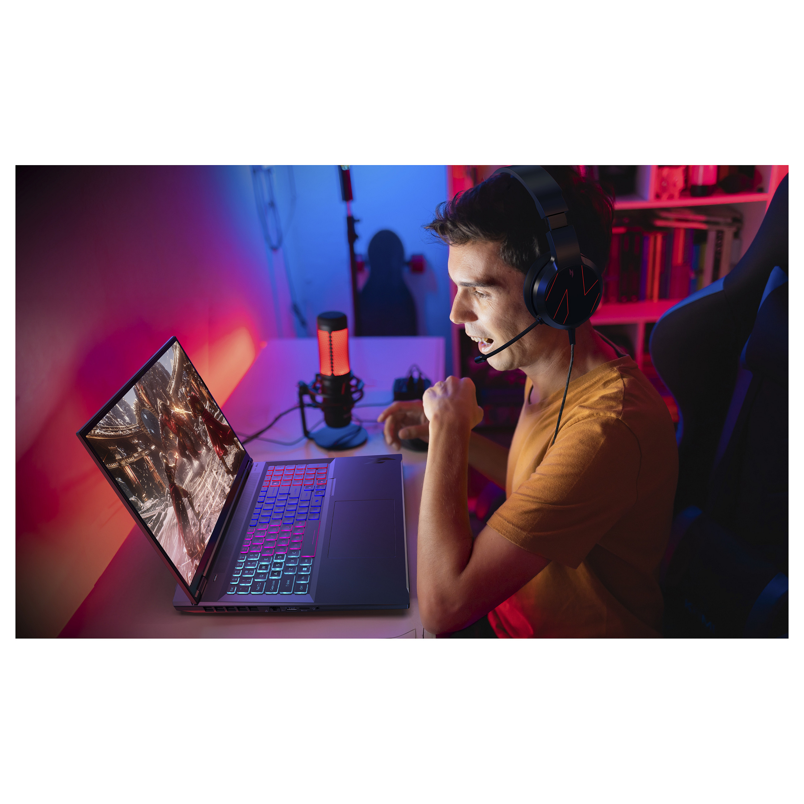 Laptop ACER Nitro 18 AI AN18-61 (18", WQXGA, AMD Ryzen AI 7 350, 16GB, 1TB SSD, NVIDIA GeForce RTX 5050, Windows 11 Home, Non-HR tipkovnica, Crna)-6