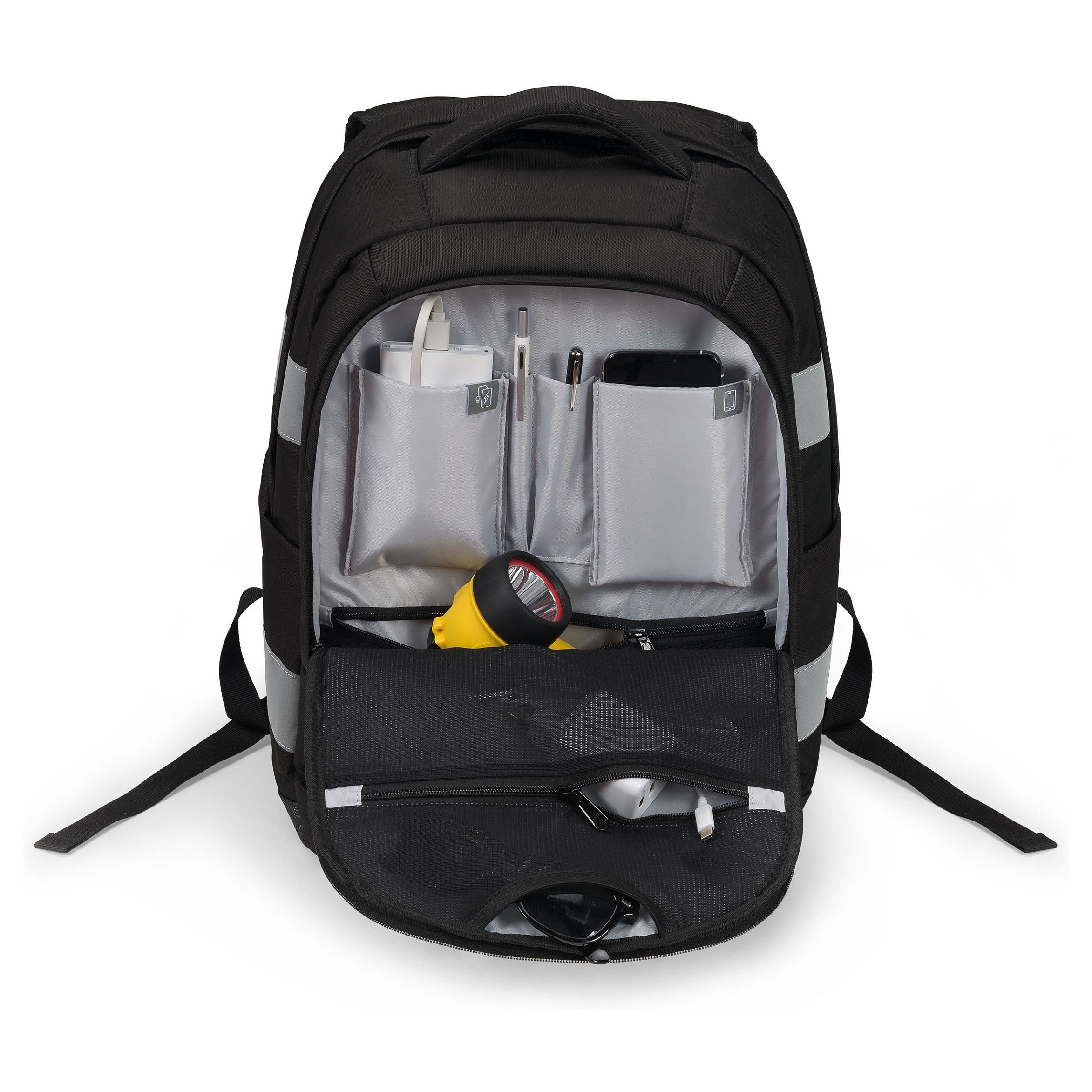 Dicota BACKPACK REFLECTIVE 25 Black-4