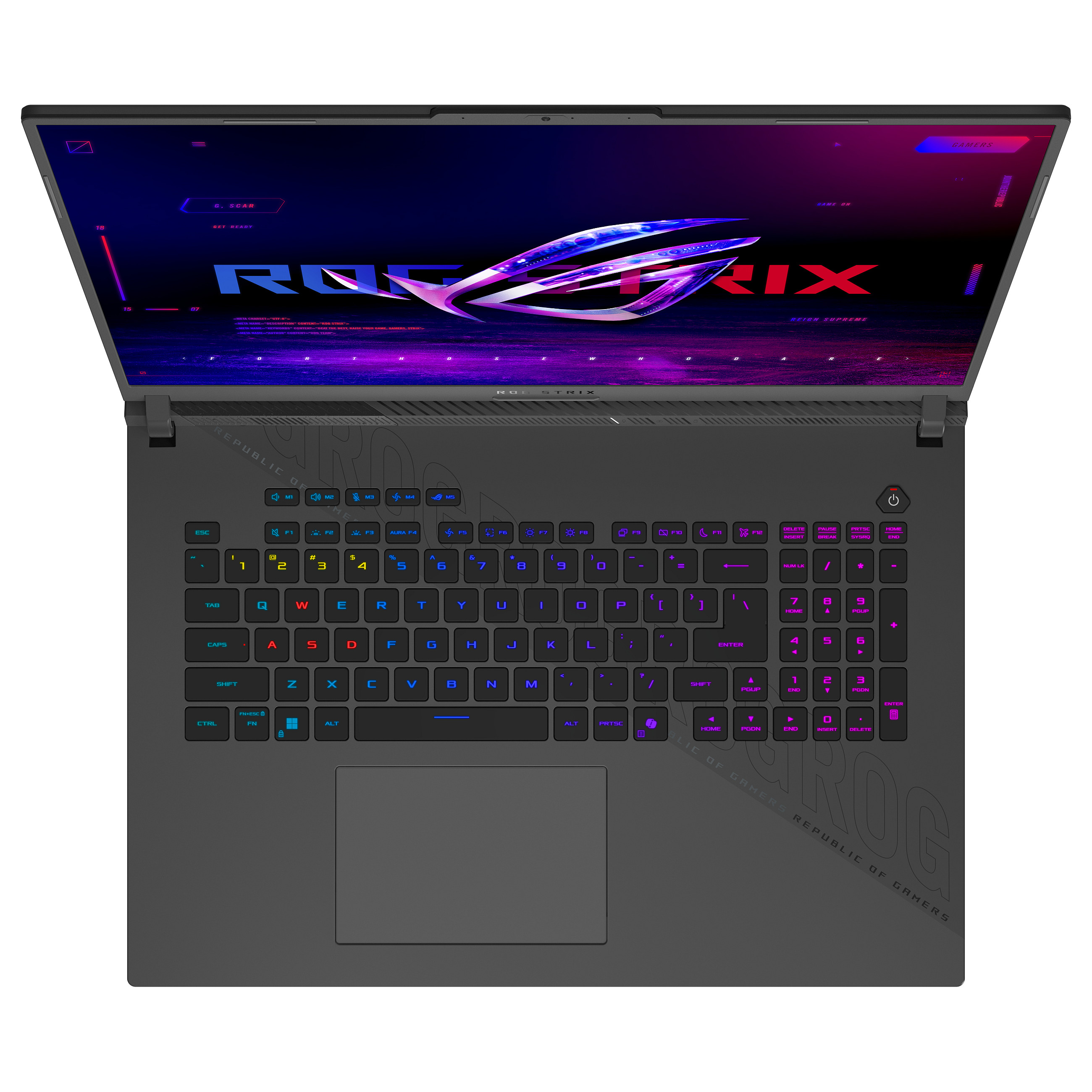 Laptop ASUS ROG Strix G18 G814PP-S8075W (18", WQXGA, 2.5K, AMD Ryzen 9 8940HX, 32GB, 1TB SSD, NVIDIA GeForce RTX 5070, Windows 11 Home, Non-HR tipkovnica)-1