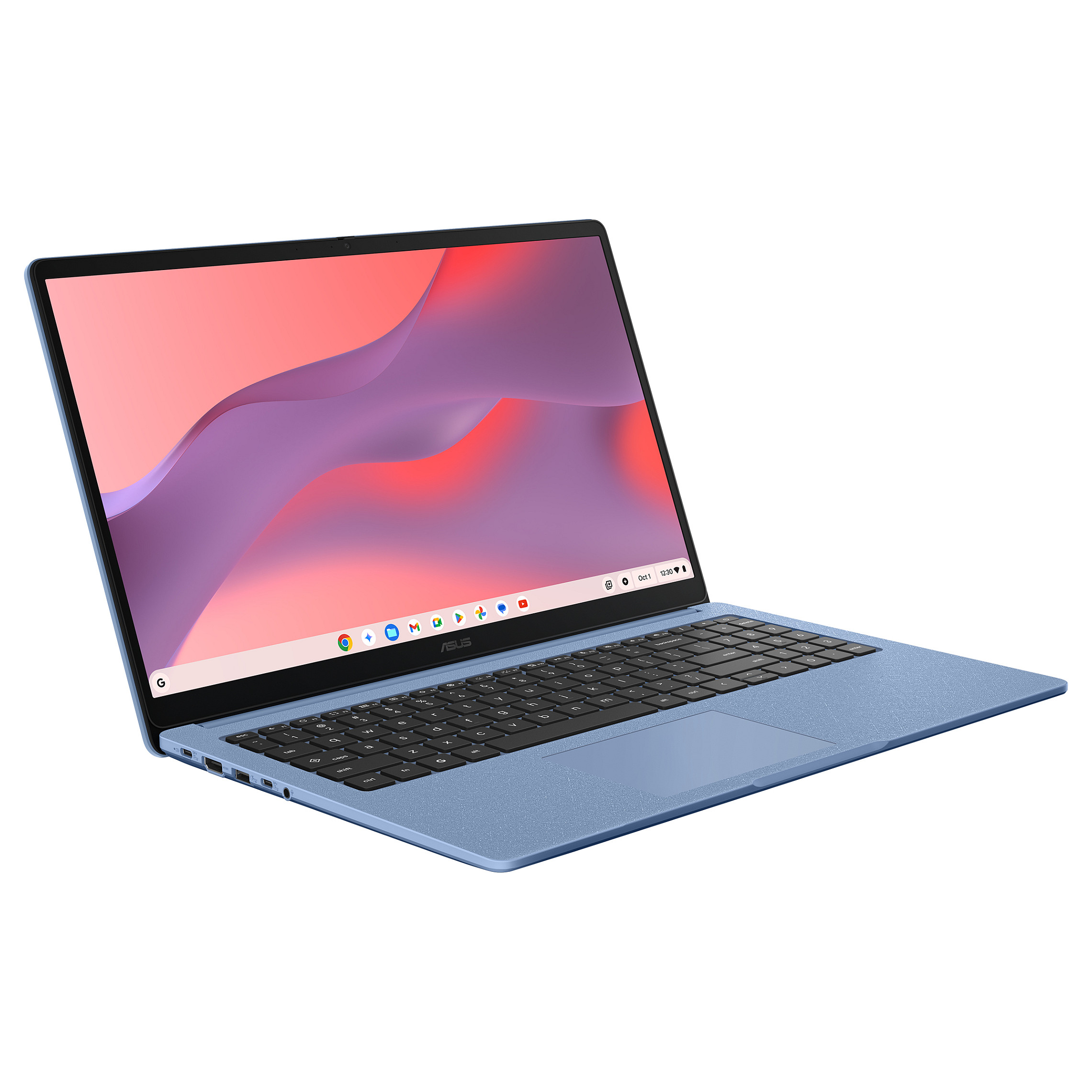 Laptop ASUS Chromebook CM15 (15.6", FHD, MediaTek Kompanio 540, 4GB, 128GB eMMC, ARM Mali-G57 MC2, Chrome OS, Non-HR tipkovnica, Plava)-1