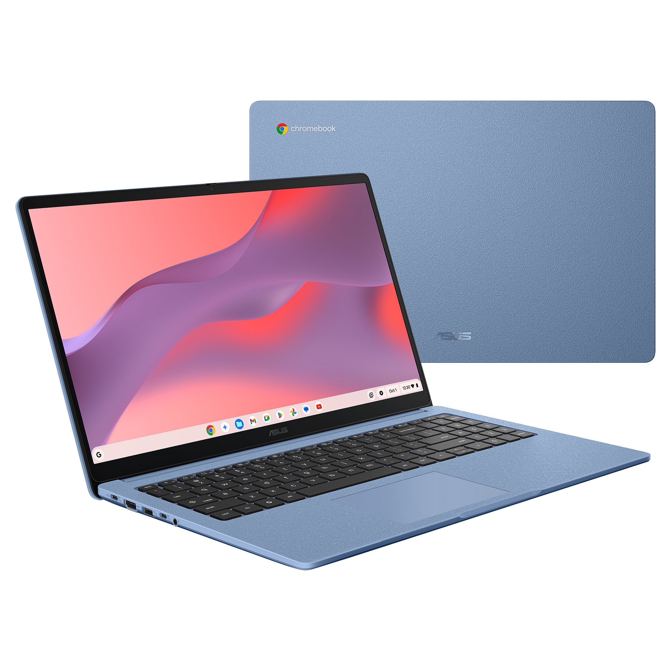 Laptop ASUS Chromebook CM15 (15.6", FHD, MediaTek Kompanio 540, 4GB, 128GB eMMC, ARM Mali-G57 MC2, Chrome OS, Non-HR tipkovnica, Plava)-4