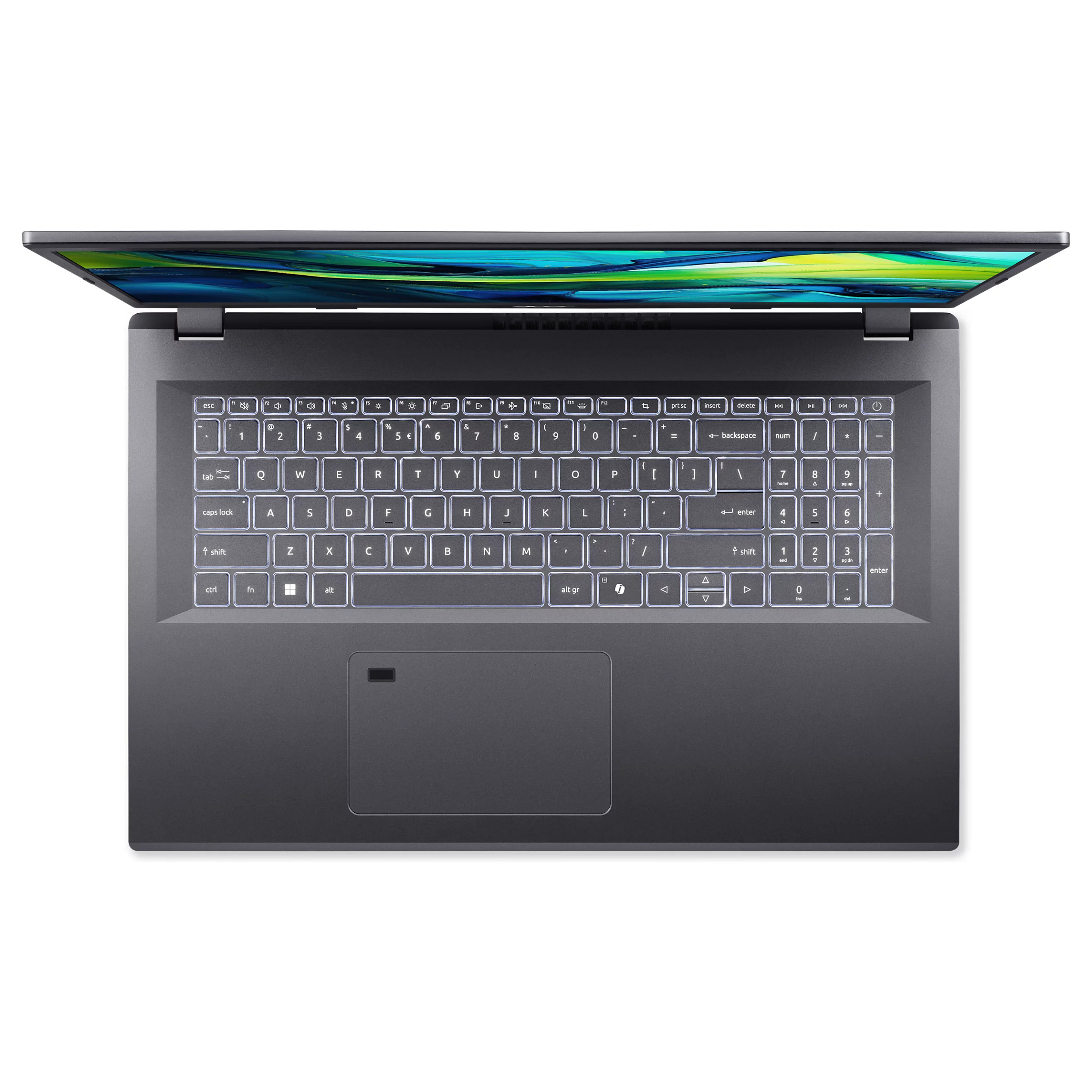 Laptop ACER Aspire 17 A17-51M-52D4 (17.3", FHD, Intel Core 5 120U, 16GB, 512GB SSD, Intel Graphics, Windows 11 Home, Non-HR tipkovnica, Siva)-5