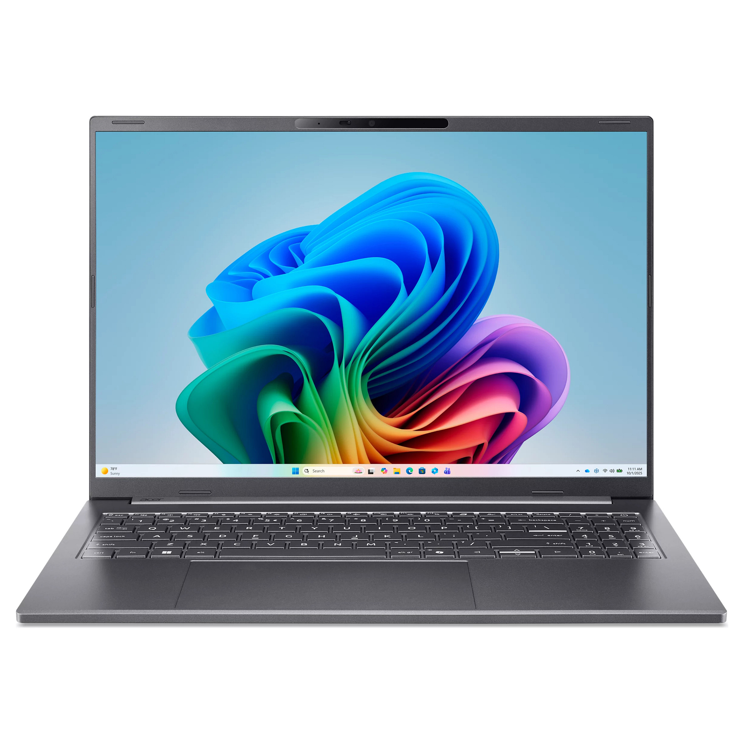 Laptop ACER Aspire 16 AI OLED (16", OLED, WUXGA, Intel Core Ultra 9 386H, 16GB, 512GB SSD, Intel Arc Graphics, Windows 11 Home, Non-HR tipkovnica, Steel Gray)-2