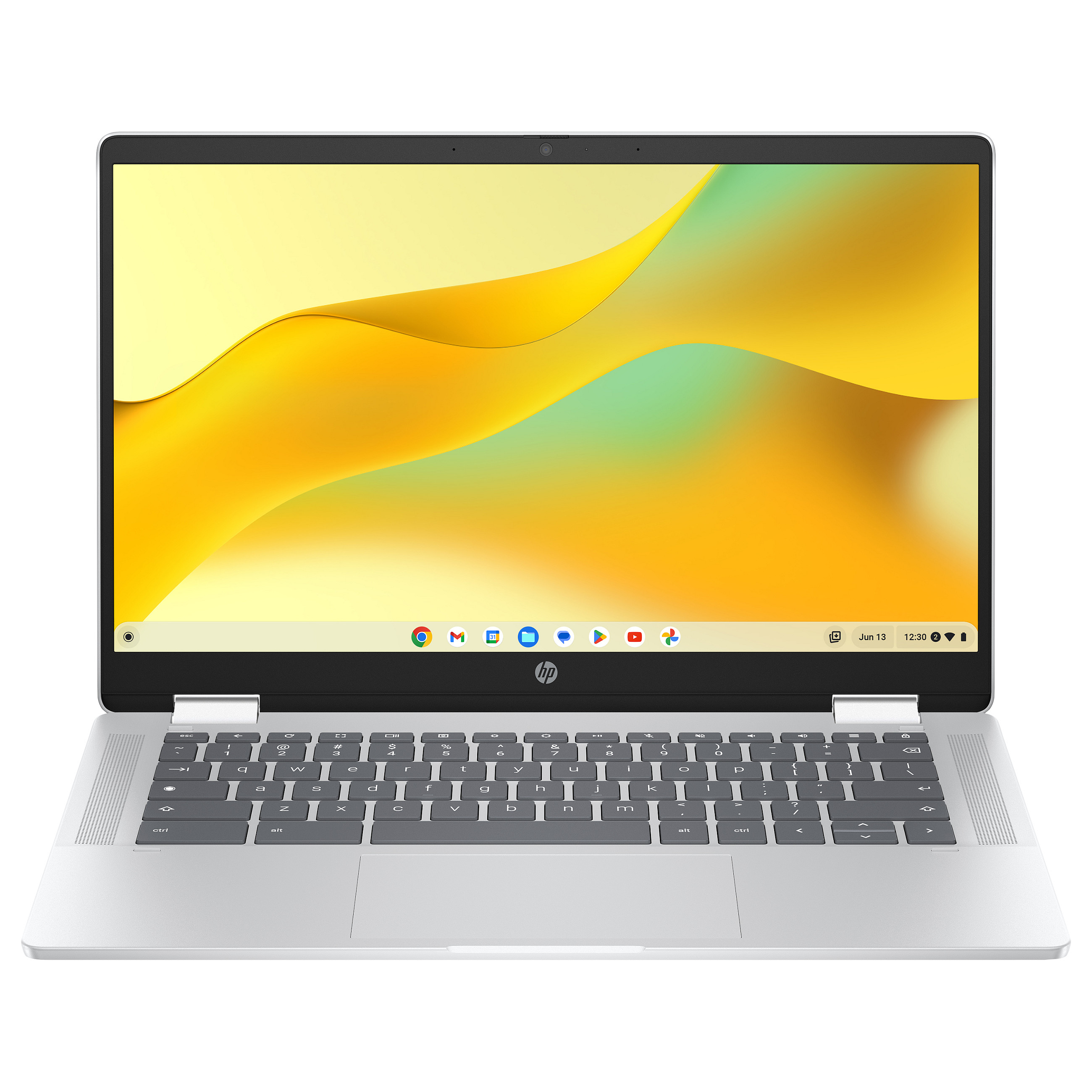 Laptop HP Chromebook x360 14b-cd0420ngx (14", IPS, FHD, Touch, Intel N200, 8GB, 128GB SSD, Intel UHD Graphics, ChromeOS, Non-HR tipkovnica, Glacier Silver)-0