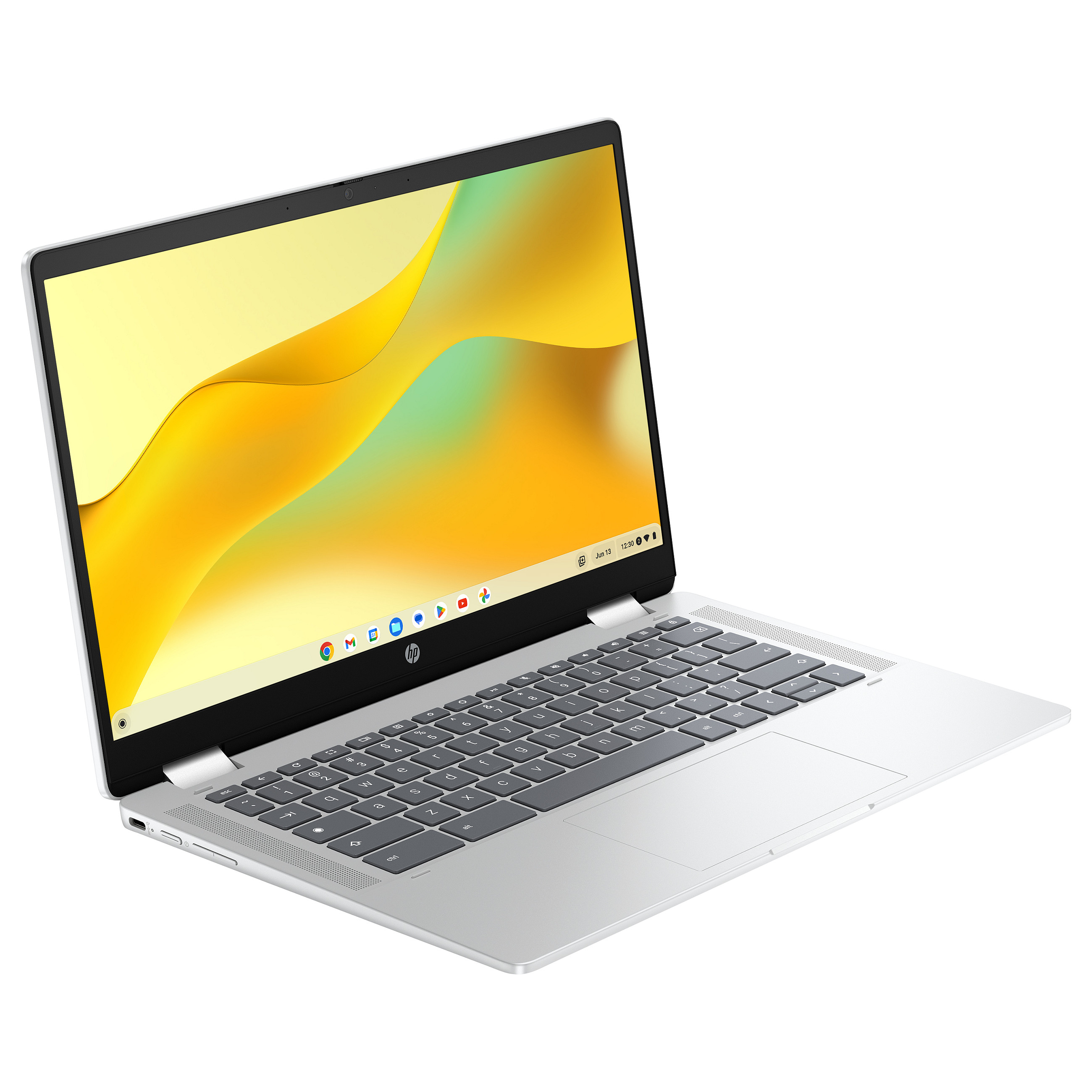Laptop HP Chromebook x360 14b-cd0420ngx (14", IPS, FHD, Touch, Intel N200, 8GB, 128GB SSD, Intel UHD Graphics, ChromeOS, Non-HR tipkovnica, Glacier Silver)-1