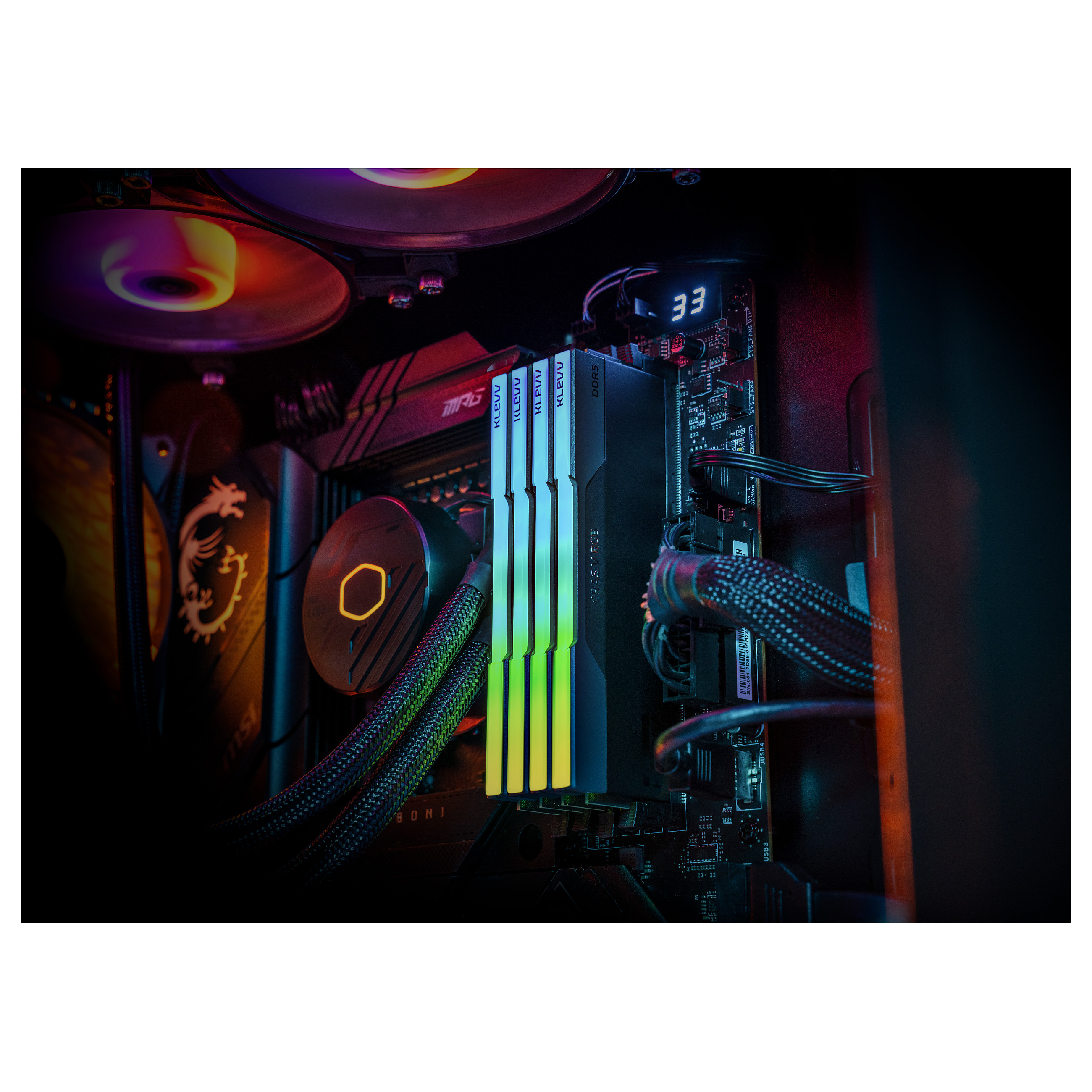 32GB KLEVV CRAS V (16GBx2) 6400 CL30 Black EXPO-16