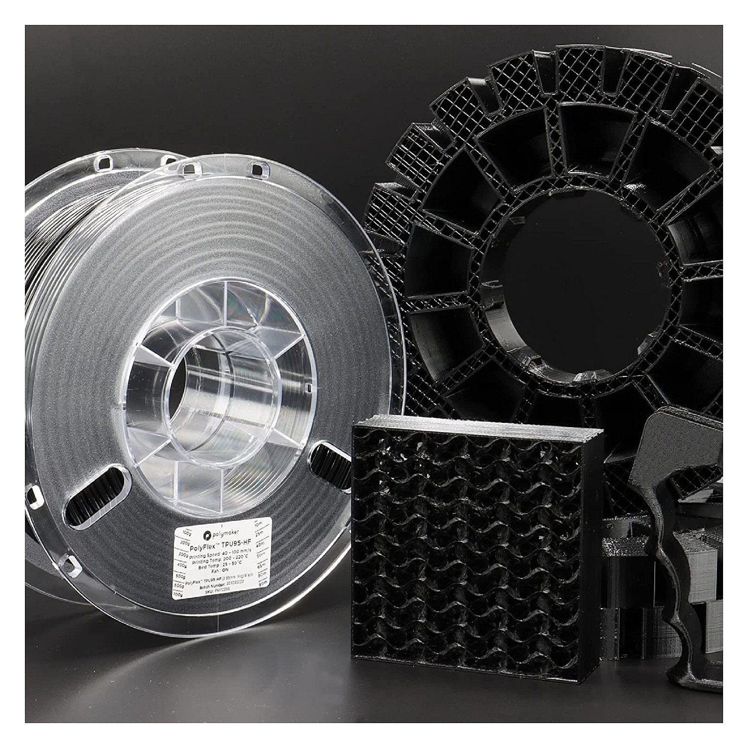 TPU-95A 1,75mm HIGH SPEED BLACK 1kg-2