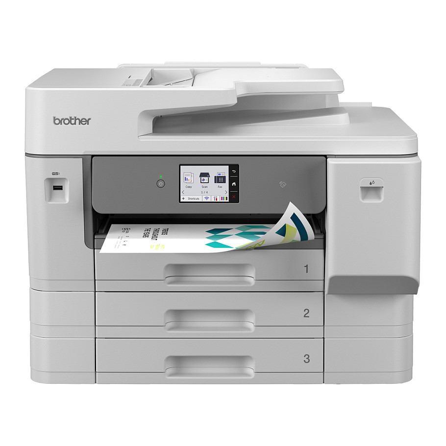 L BROTHER MFC-J6977DW Full duplex A3 colour inkjet multifunction printer 3x 250-sheet paper trays network Wi-Fi 31ppm