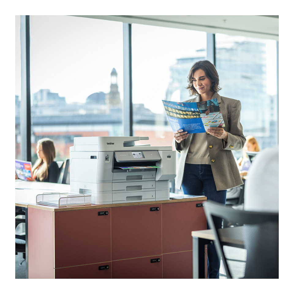 L BROTHER MFC-J6977DW Full duplex A3 colour inkjet multifunction printer 3x 250-sheet paper trays network Wi-Fi 31ppm-4