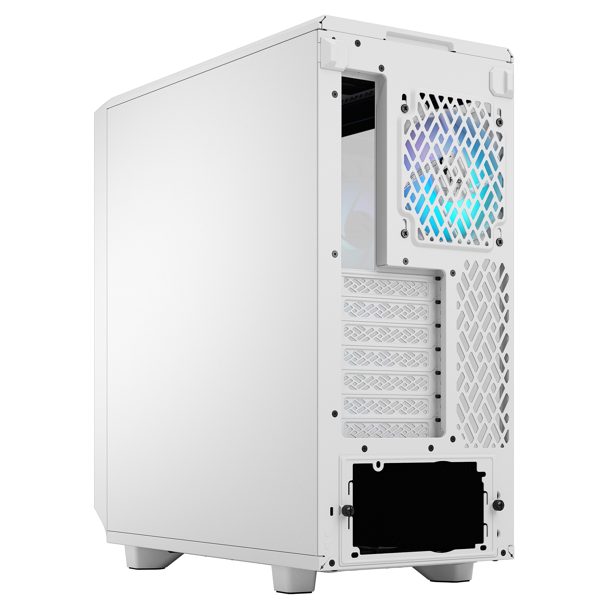 Midi Fractal Design Meshify 2 Compact RGB White TG Clear Tint Gaming GehÃ¤use-10