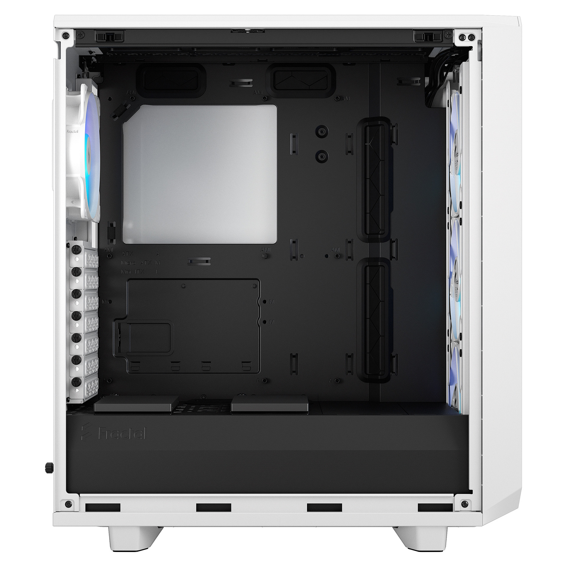 Midi Fractal Design Meshify 2 Compact RGB White TG Clear Tint Gaming GehÃ¤use-4