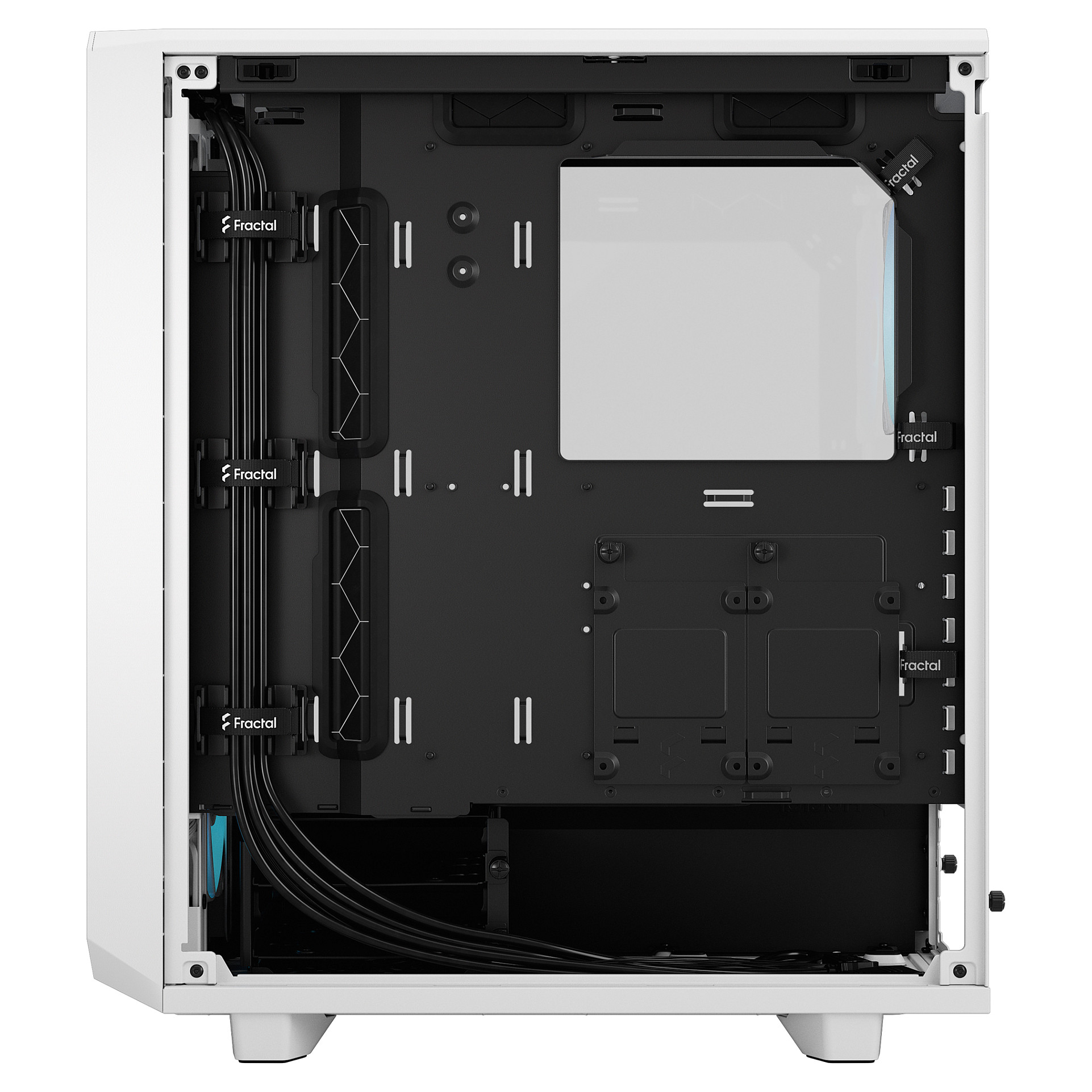 Midi Fractal Design Meshify 2 Compact RGB White TG Clear Tint Gaming GehÃ¤use-7