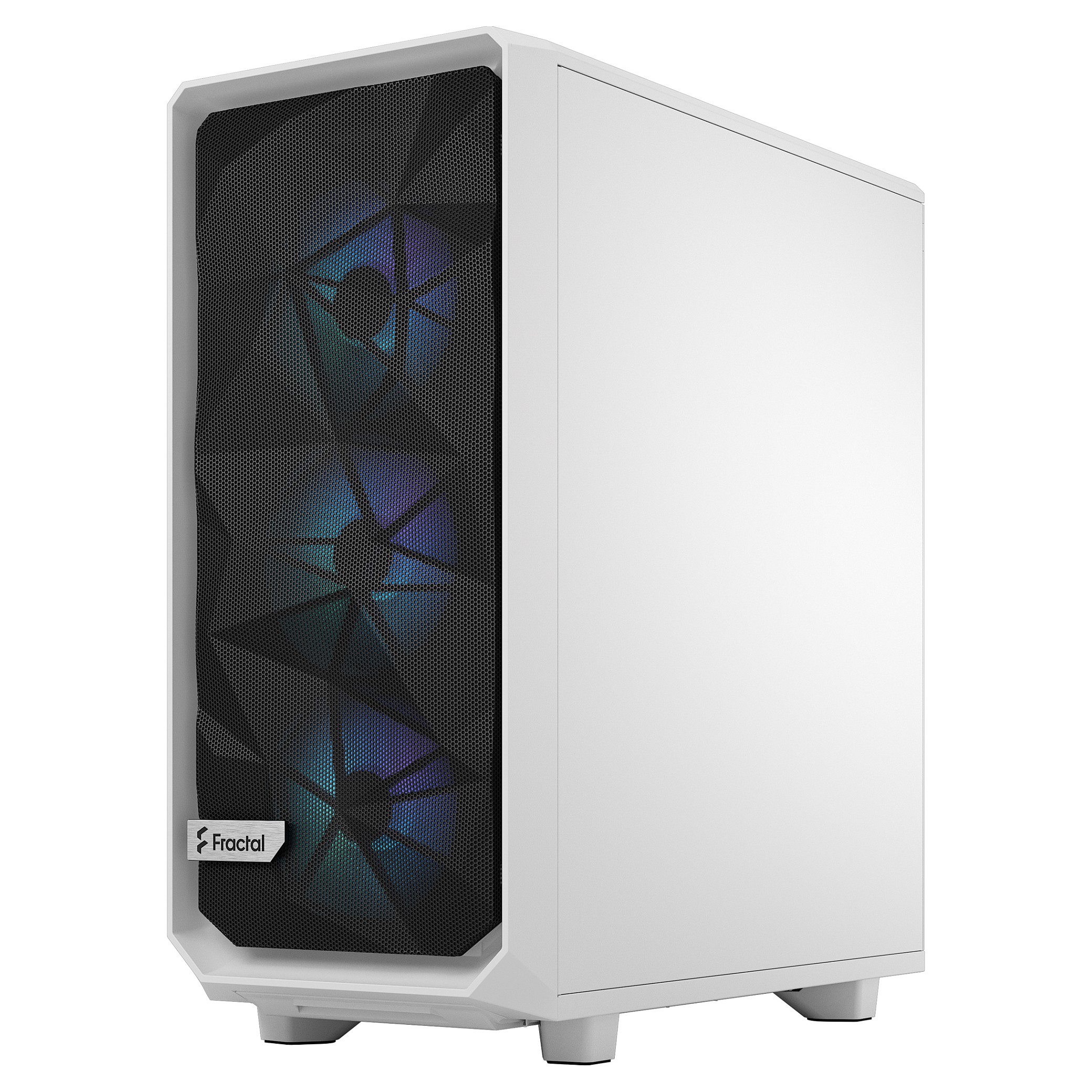 Midi Fractal Design Meshify 2 Compact RGB White TG Clear Tint Gaming GehÃ¤use-9