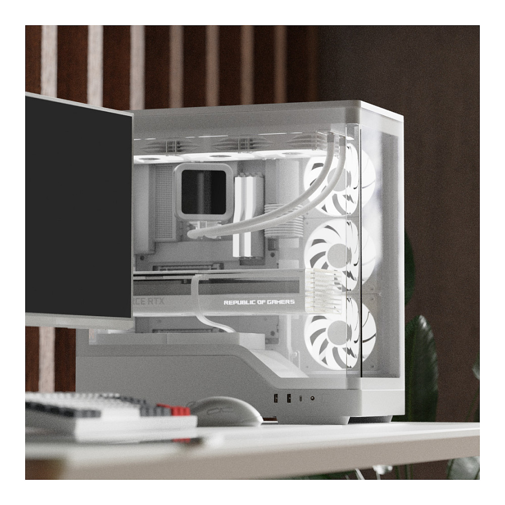 Midi Aerocool P500A-WT-v1 (weiÃŸ, Tempered Glass x 2)-5