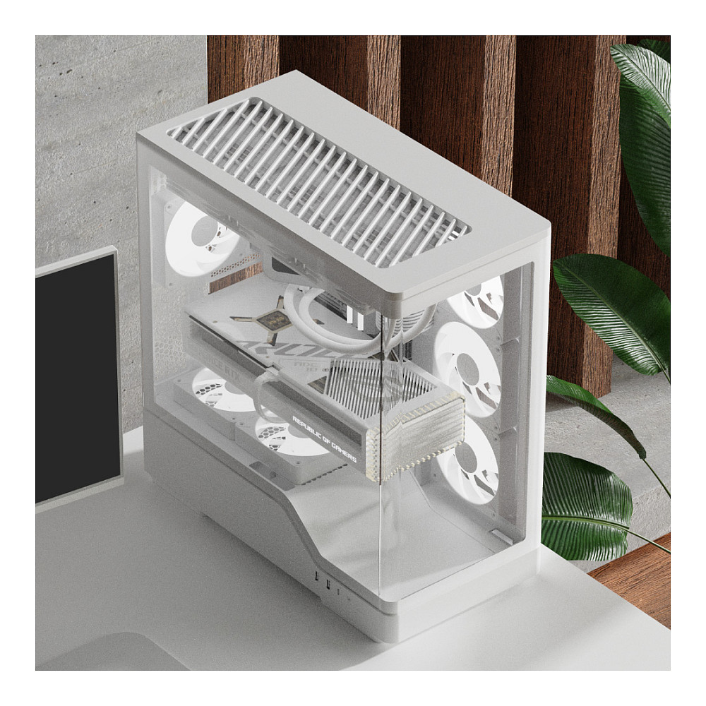 Midi Aerocool P500A-WT-v1 (weiÃŸ, Tempered Glass x 2)-7