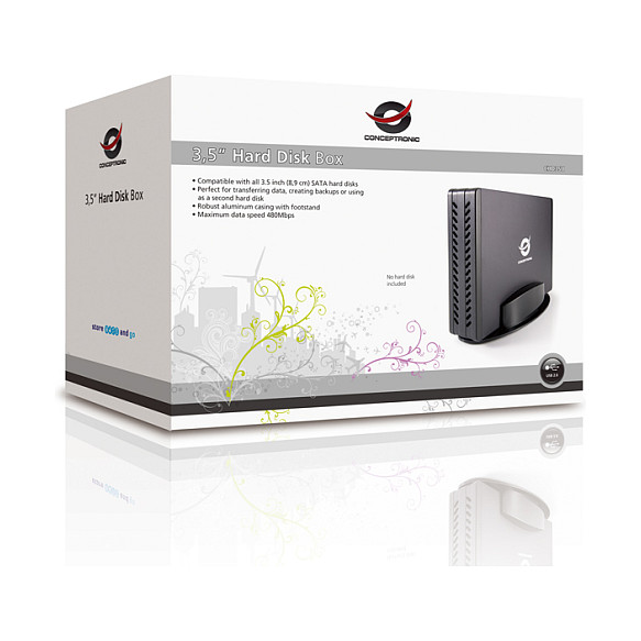 Kućište za disk CONCEPTRONIC 3.5" SATA na USB 2.0 crna boja (CHD3SU2)-4
