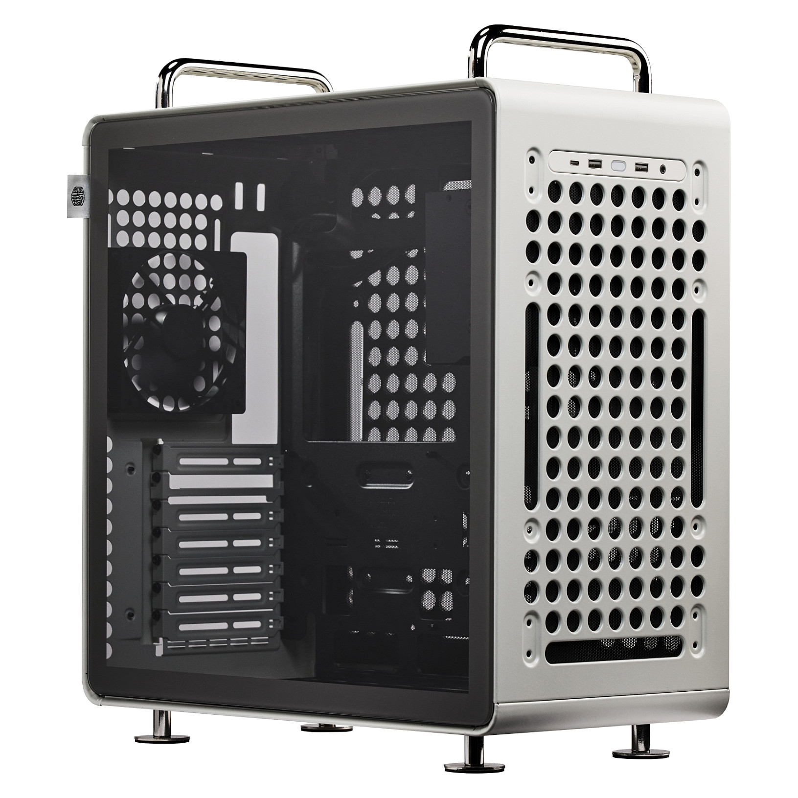 Midi Cooler Master Qube 540 Midi Tower ATX GehÃ¤use Glasfenster moonstone-0