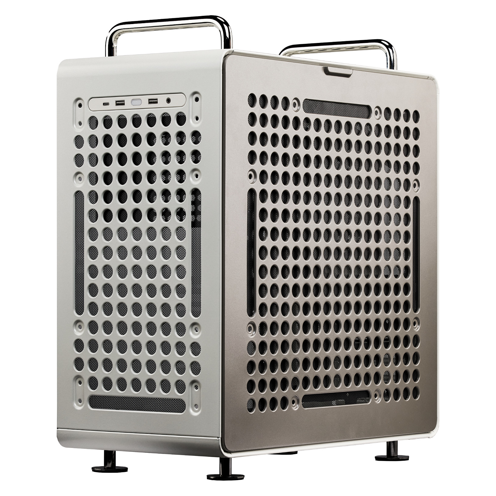 Midi Cooler Master Qube 540 Midi Tower ATX GehÃ¤use Glasfenster moonstone-1