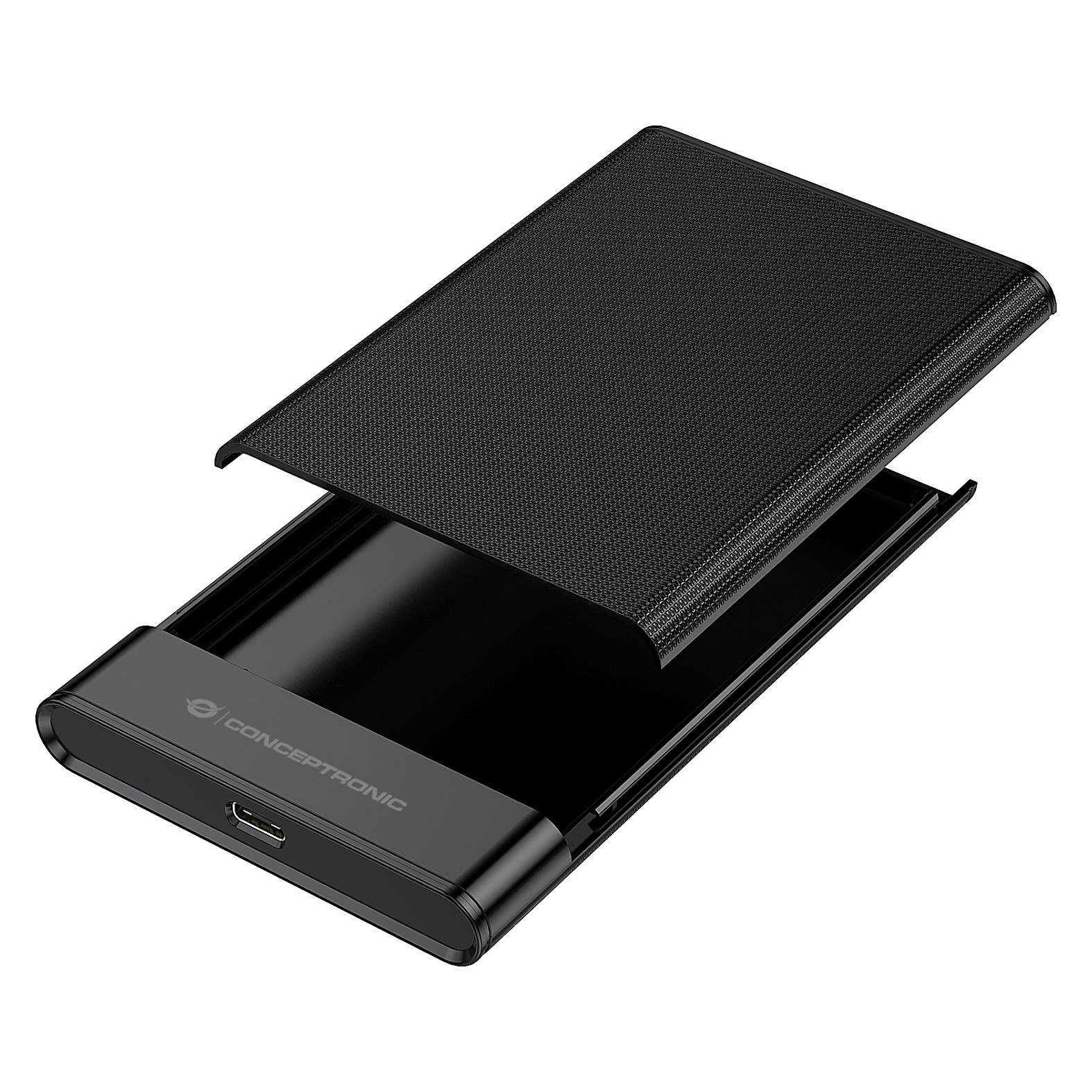 Kućište za 2.5" disk CONCEPTRONIC C25ALU3C, SATA na USB-C 3.1, crna boja-1