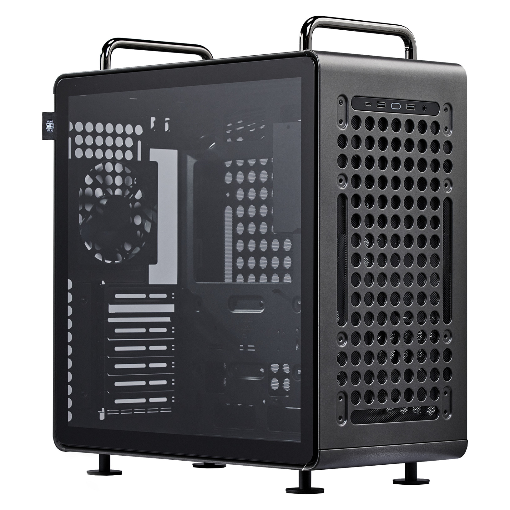 Midi Cooler Master Qube 540 Midi Tower ATX GehÃ¤use Glasfenster stardust iron