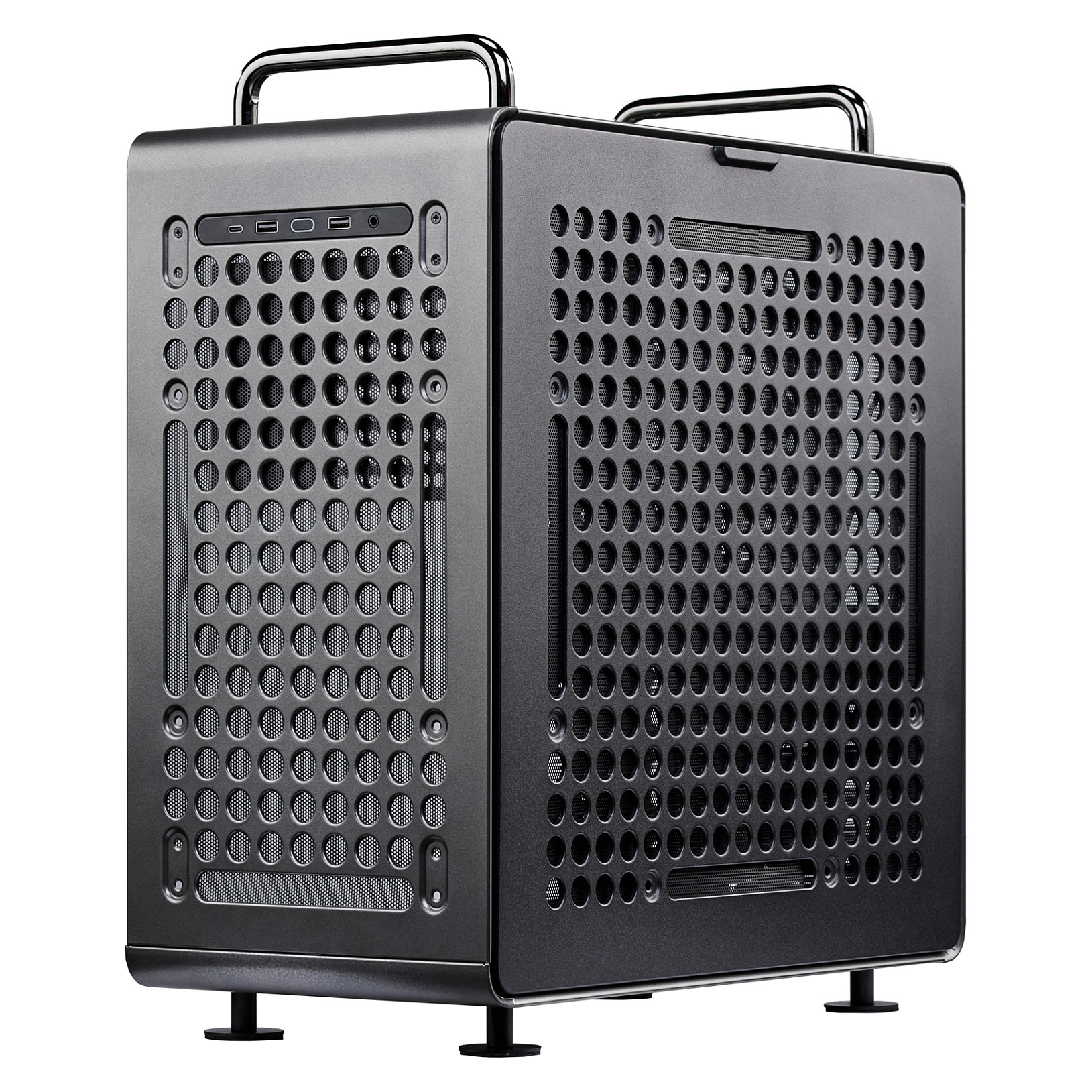 Midi Cooler Master Qube 540 Midi Tower ATX GehÃ¤use Glasfenster stardust iron-1