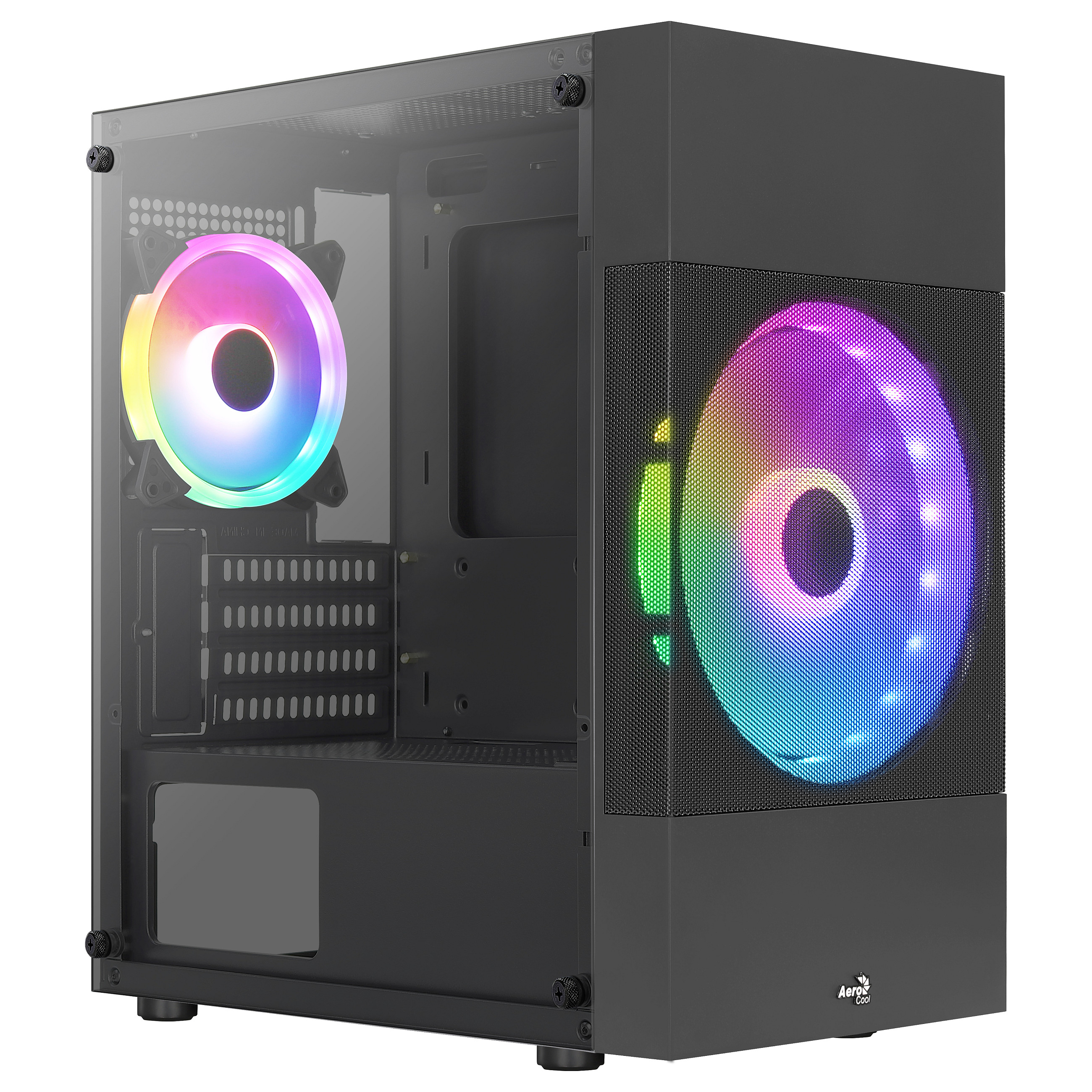 Mini AeroCool Atomic Lite v1 Black MicroATX/MiniITX-3