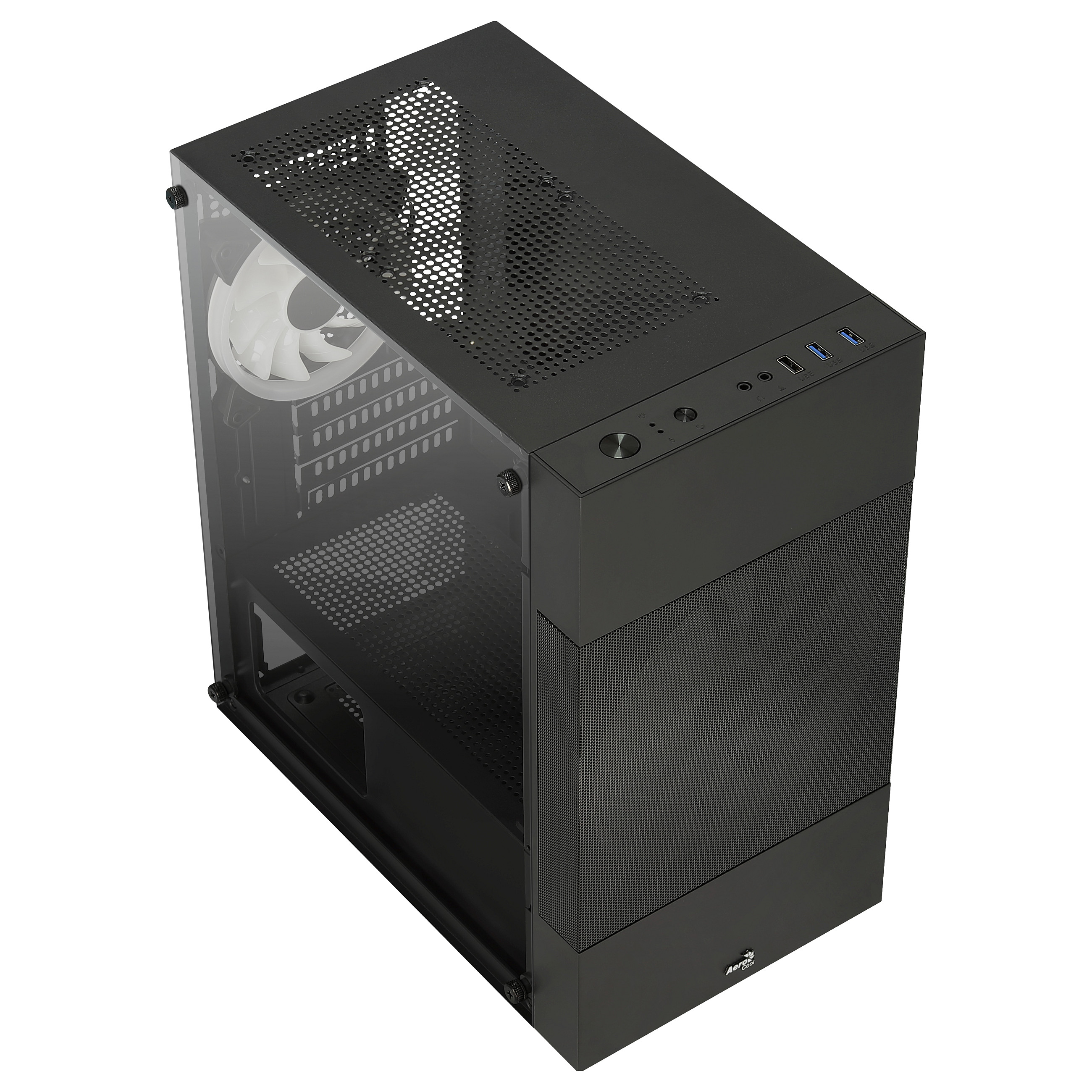 Mini AeroCool Atomic Lite v1 Black MicroATX/MiniITX-7