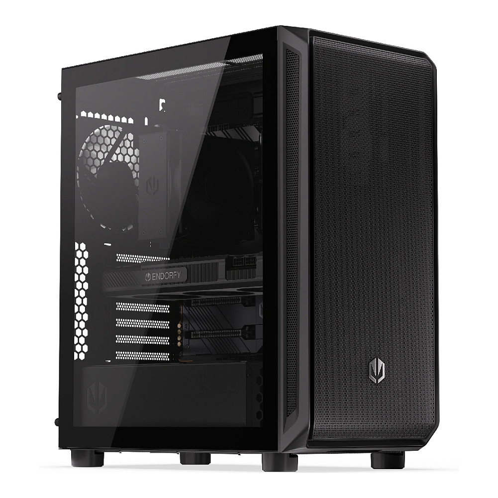 Kućište za računalo ENDORFY Arx 500 Core, Midi Tower, crna boja