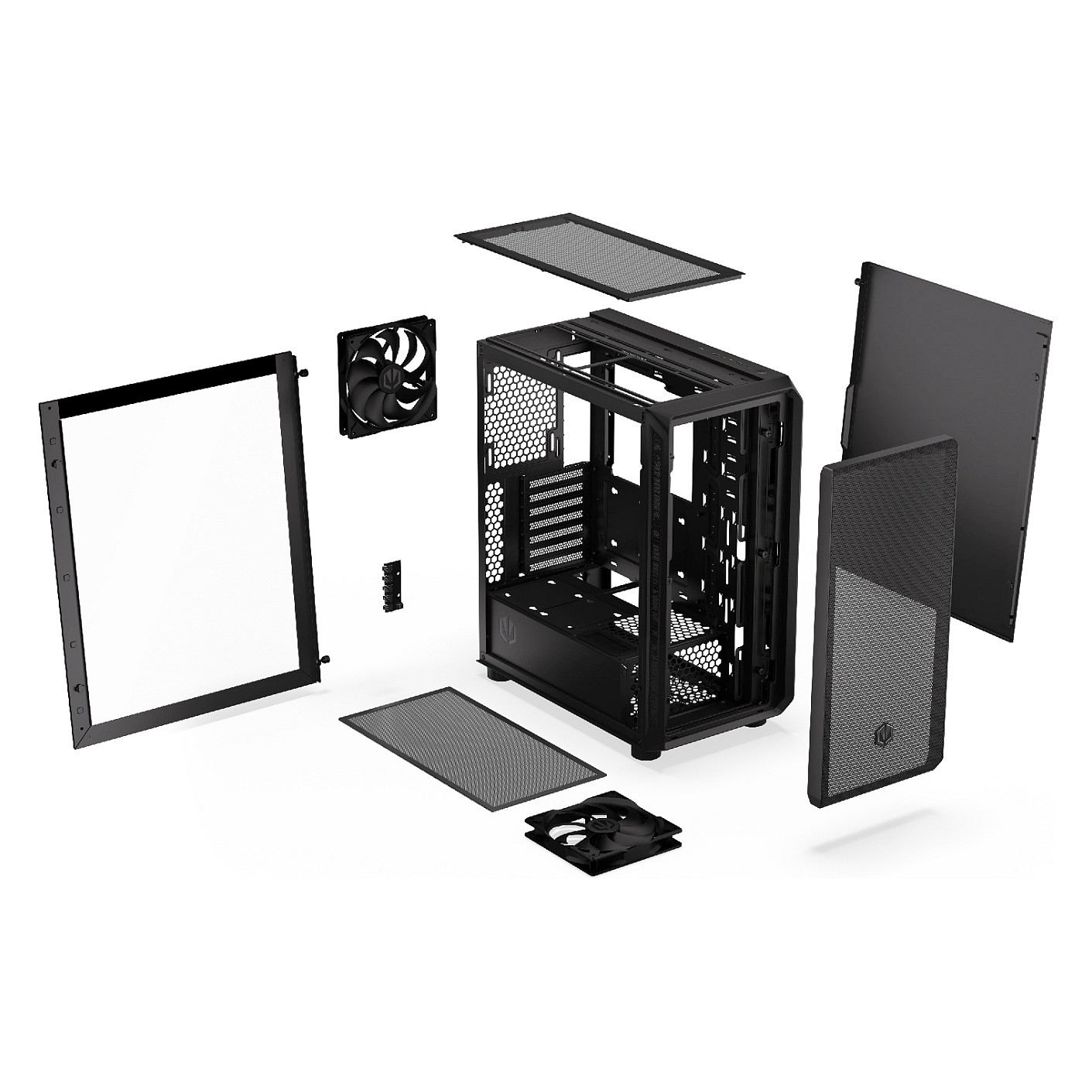 Kućište za računalo ENDORFY Arx 500 Core, Midi Tower, crna boja-29