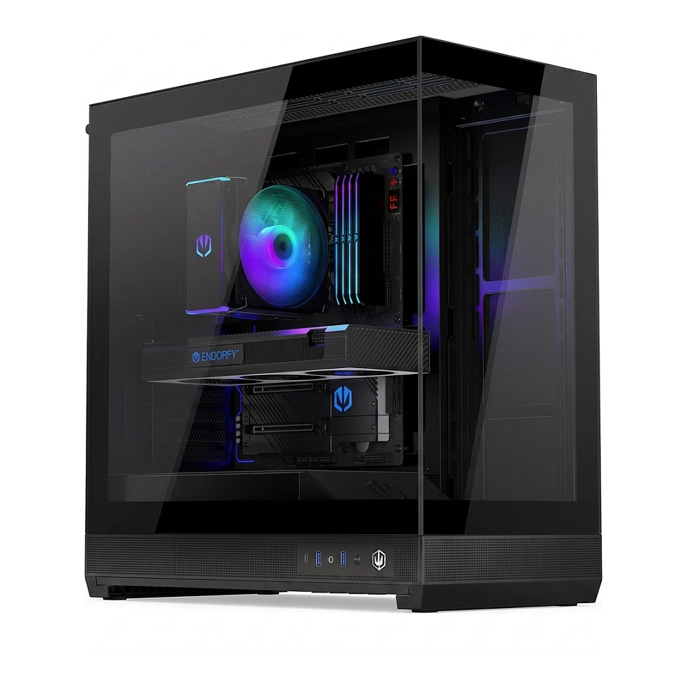 Kućište za računalo ENDORFY Fishtank 6000 Flex Midi Tower ARGB crna boja-0