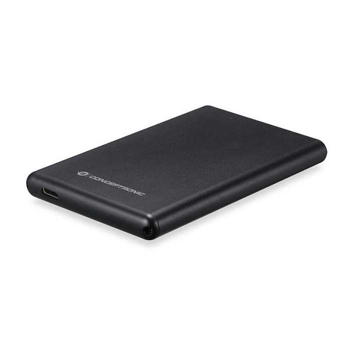 Kućište za disk CONCEPTRONIC 2.5" SATA HDD/SSD USB-C 3.2 Gen 1 crna boja (C25C32GBS)