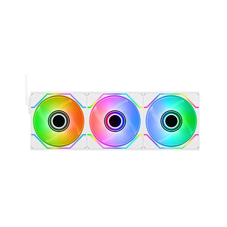 120mm Thermaltake SWAFAN INFINITY EX12 ARGB Sync White 3Pack Fan-2