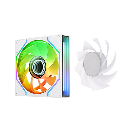 120mm Thermaltake SWAFAN INFINITY EX12 ARGB Sync White 3Pack Fan-4