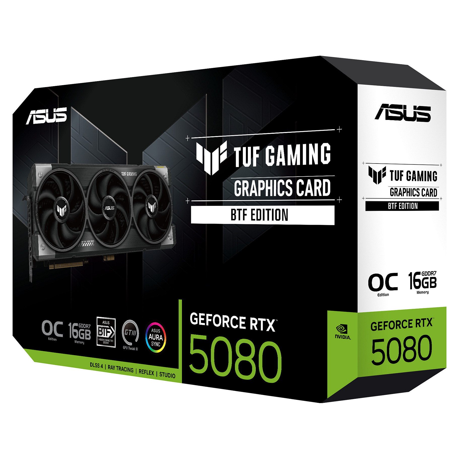 RTX 5080 OC 16GB ASUS TUF BTF Gaming GDDR73 Fan-14