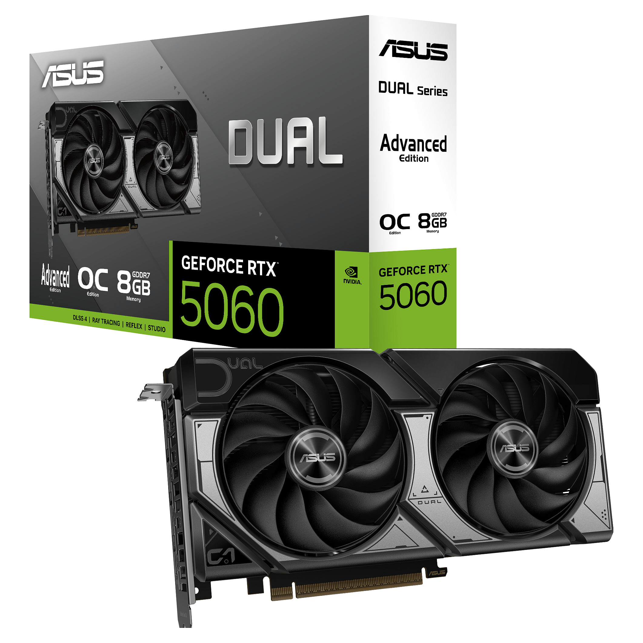 RTX 5060 8GB ASUS Dual OC GDDR7-3