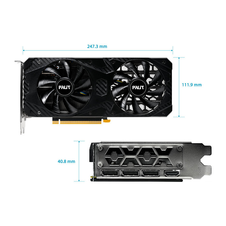 Grafička kartica PALIT GeForce RTX 3060 Dual OC 12GB GDDR6-8