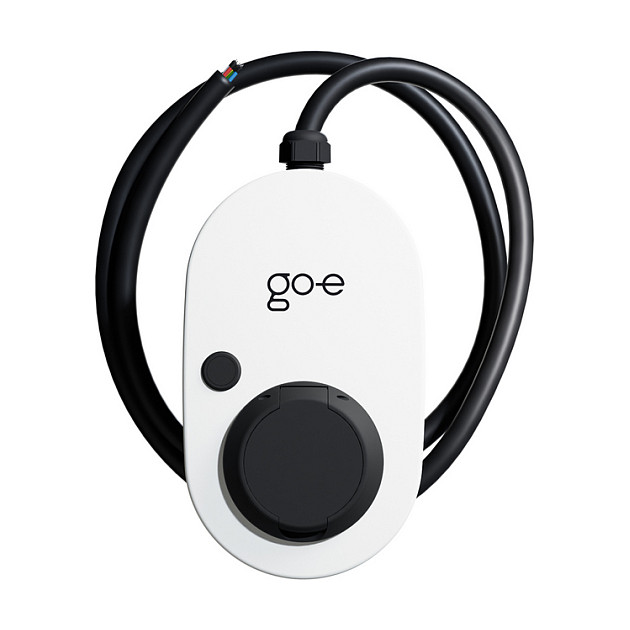 Zidni punjač za električna vozila GO-E Charger Gemini 11 kW, 1.8m kabel, bijela boja-3