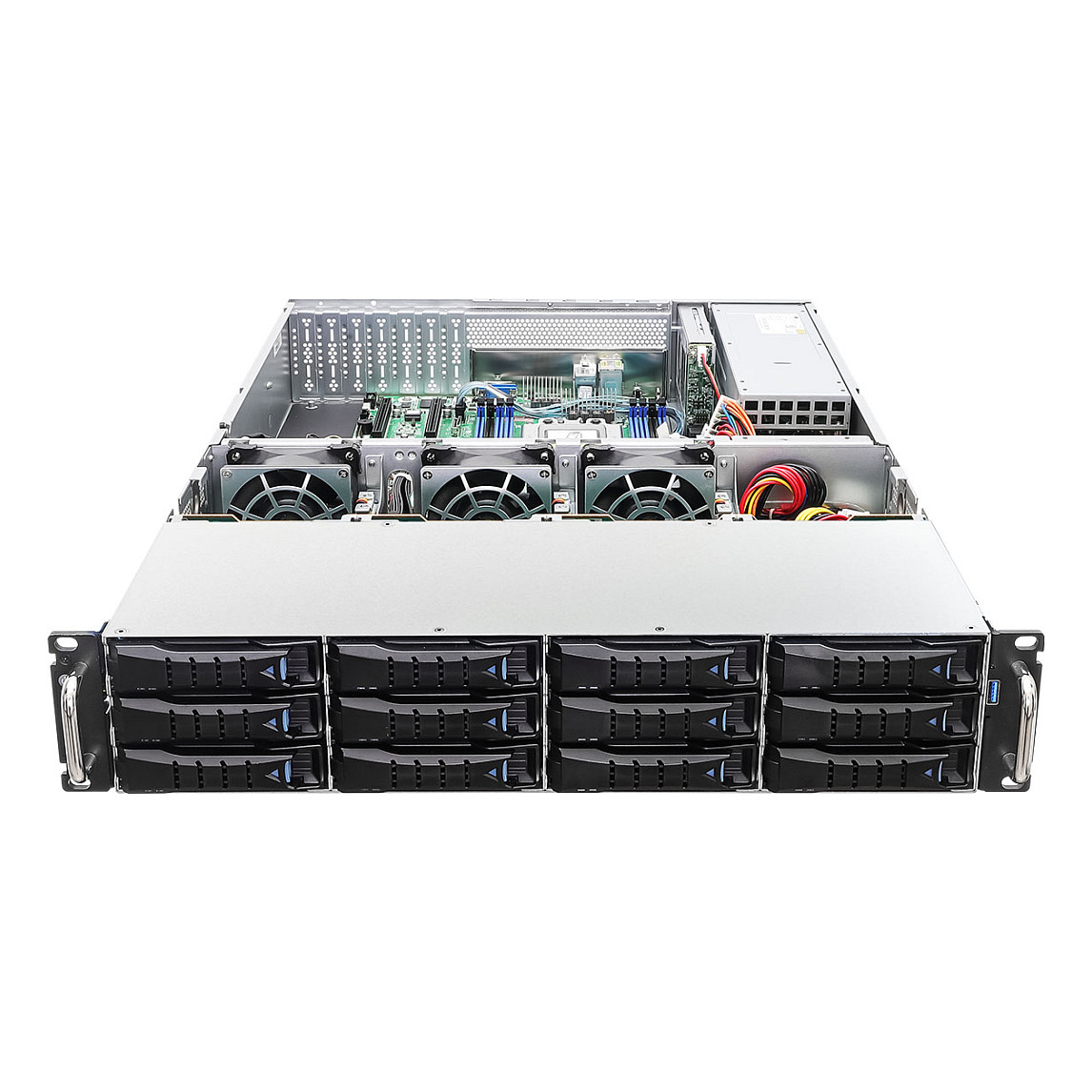 ASRock Barebone Server 2U Single Sockel SP6 2U12LS2-SIENA-1