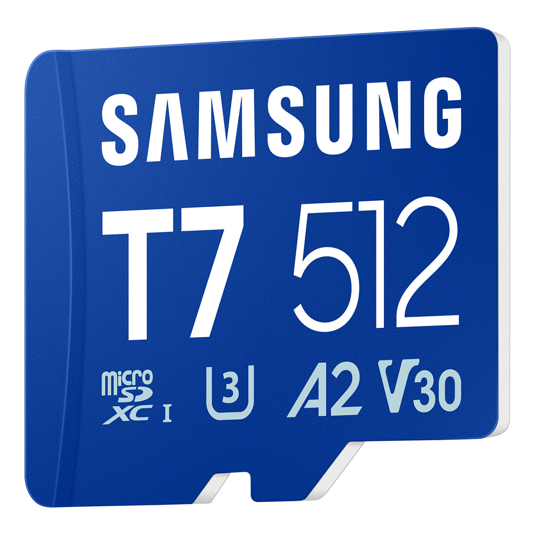 CARD SAMSUNG T7 microSD Speicherkarte 512GB fr Smartphones Tablets und Handheld-Konsolen bis zu 170MB/s Lesen MB-MB512T/WW-1