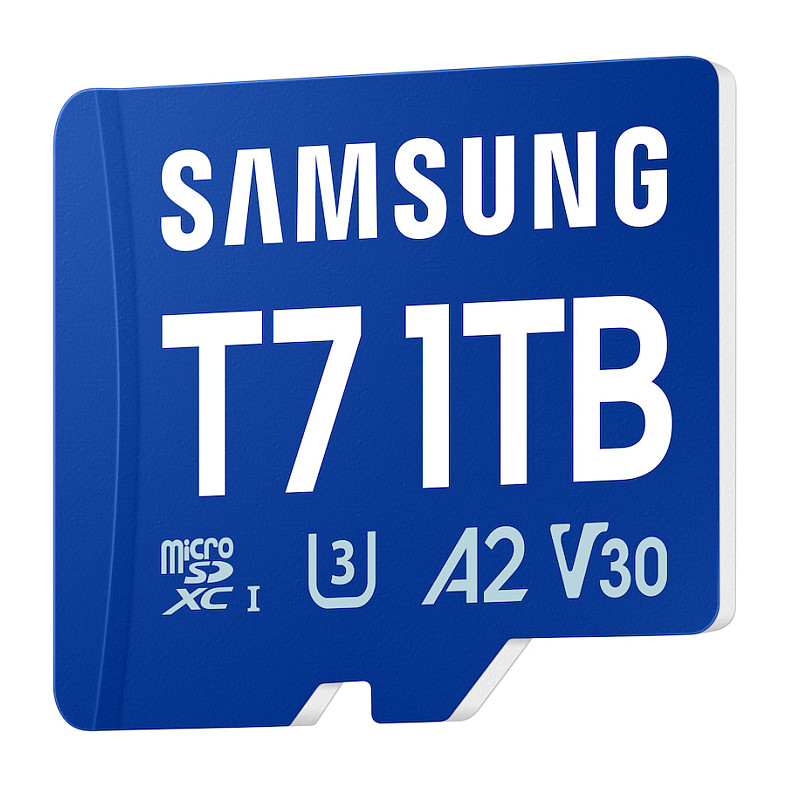 CARD SAMSUNG T7 microSD Speicherkarte 1TB fr Smartphones Tablets und Handheld-Konsolen bis zu 170MB/s Lesen MB-MB1T0T/WW-1
