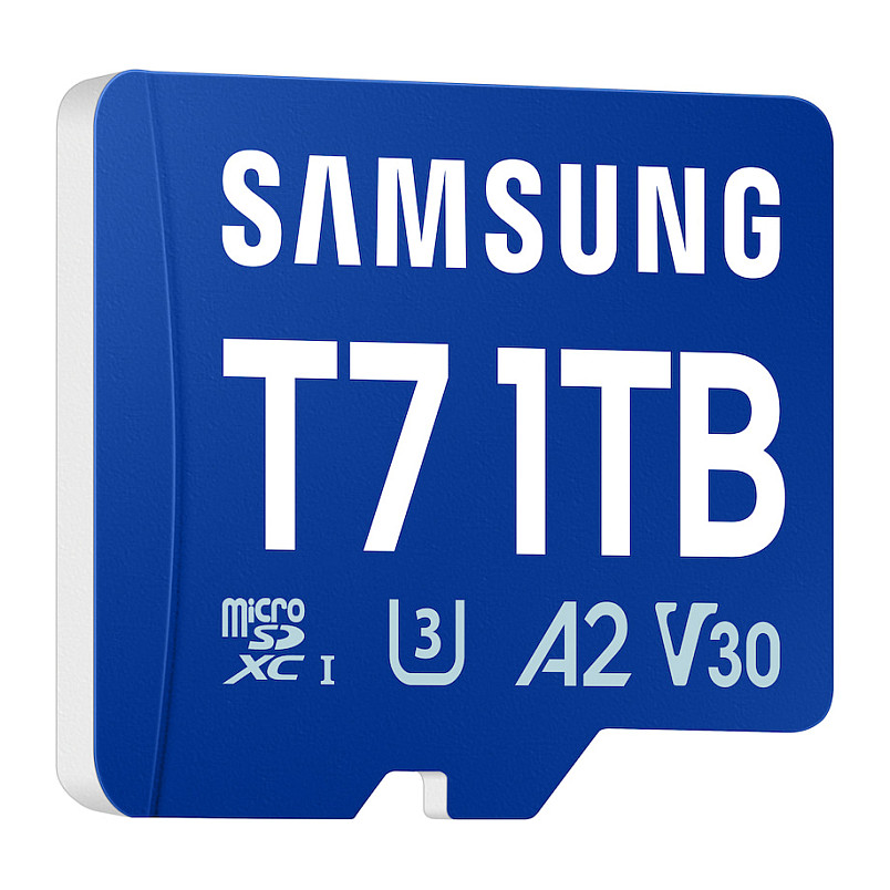 CARD SAMSUNG T7 microSD Speicherkarte 1TB fr Smartphones Tablets und Handheld-Konsolen bis zu 170MB/s Lesen MB-MB1T0T/WW-2
