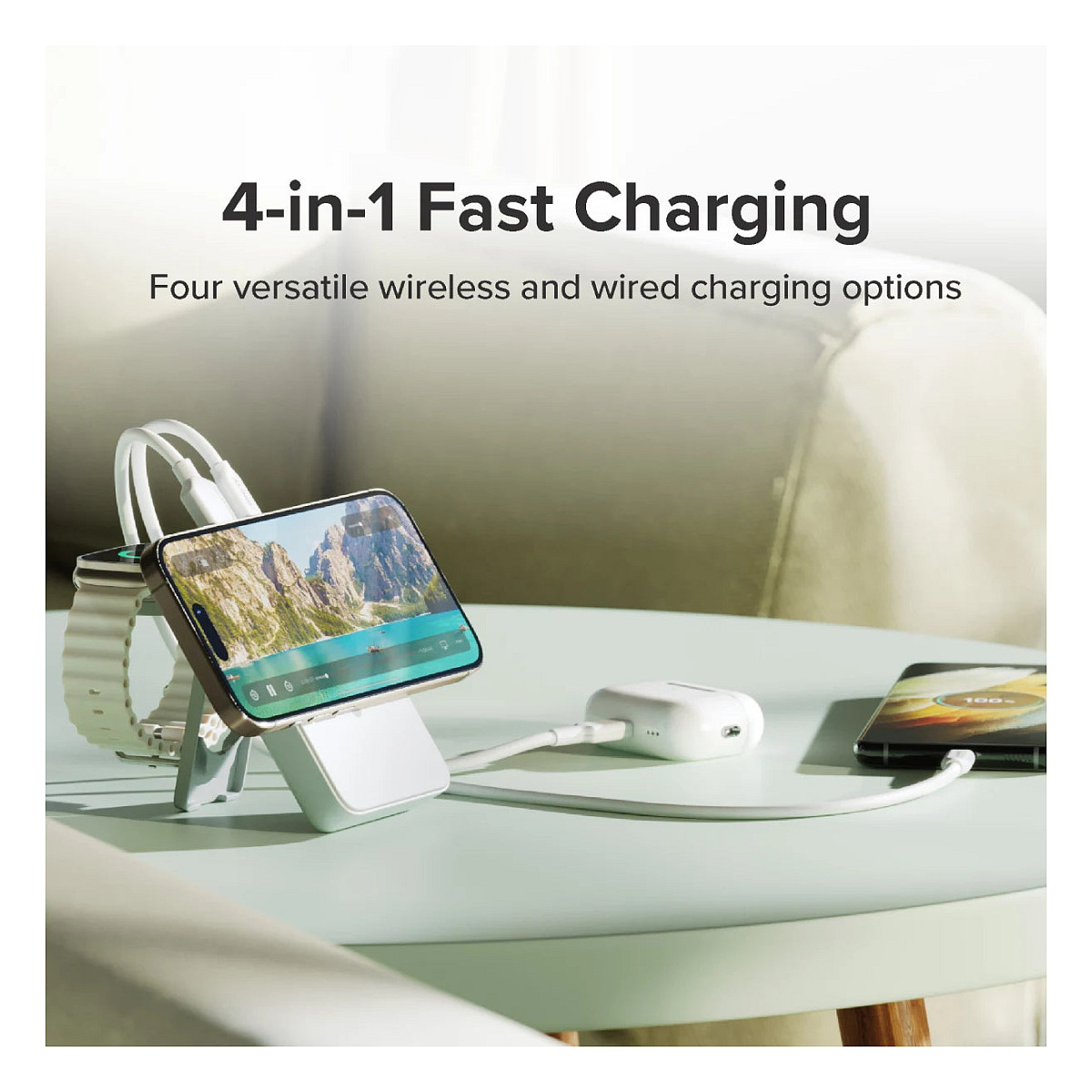 Alogic Lift 4-in-1 Wireless Powerbank 10000mAh with MagSafe-1
