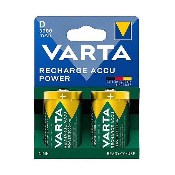 Punjive baterije VARTA Recharge Accu Power D 3000 mAh (2 kom)-0