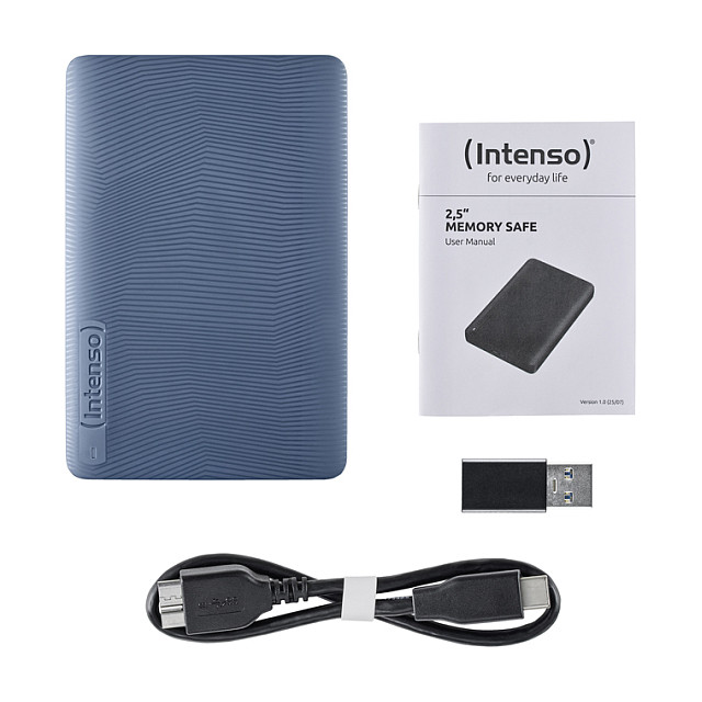Vanjski tvrdi disk INTENSO Memory Safe 1TB (USB 3.2 Gen 1, 2.5", plavi)-5